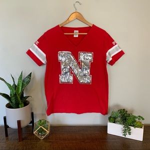 Victoria’s Secret PINK | Nebraska Husker T-shirt | Size Medium